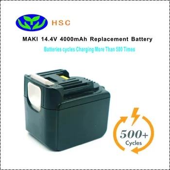

4.0Ah 18650 battery pack MAK14.4B Lithium Battery 14.4V Replacement MAKI BL1430 BL1415 194066-1 194065-3 JT6226 MET1821 battery