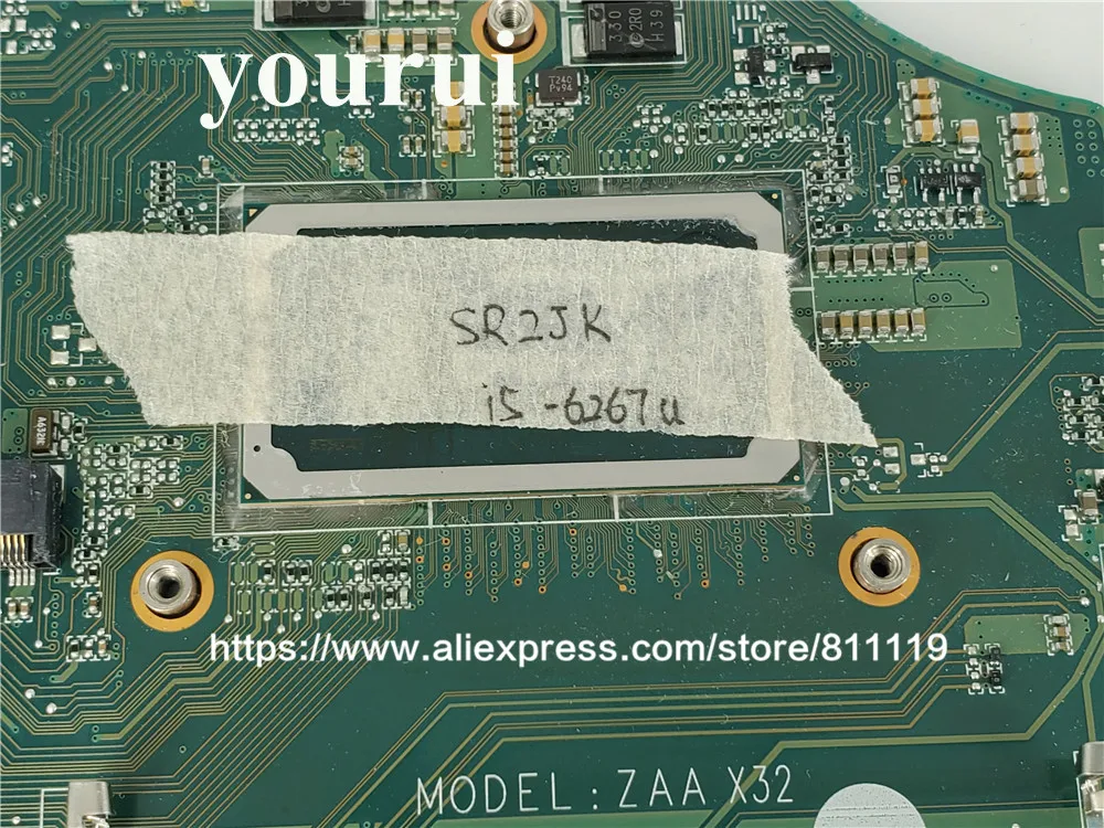 Материнская плата для ноутбука ACER Aspire E5-575 с процессором i5-6267 2,5 ГГц DAZAAMB16E0 DDR4 NBGe611004 NB. GE611.004 протестирована