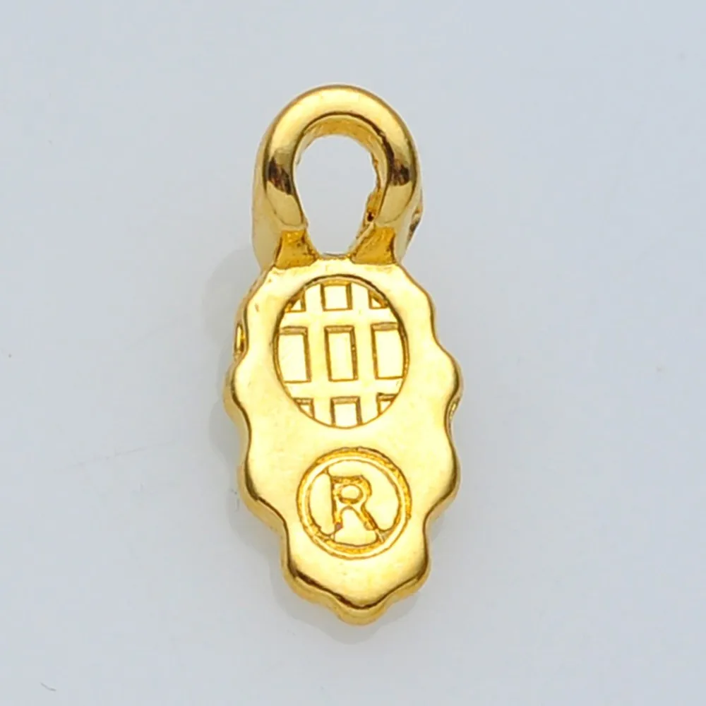 50PCS 6mmx13mm Leaf Shape Jewelry Glue On Bails For Glass Cabchon