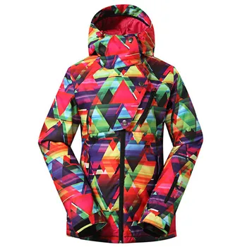 

Brand Ski Jacket Women Windproof Waterproof Snowboard Jacket Warm Outdoor Sport Jacket Down Suit Large Size