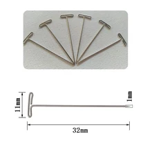 150 шт парик t-шпильки 32 мм длинные серебряные шпильки для фиксации париков/шиньоны Инструменты для укладки волос