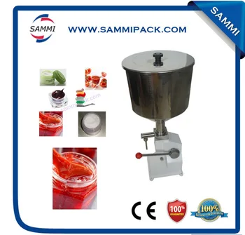 

A03 Manual Cream Filling Machine 5-50ml for Cosmetic, Liston, Chocolate Cream