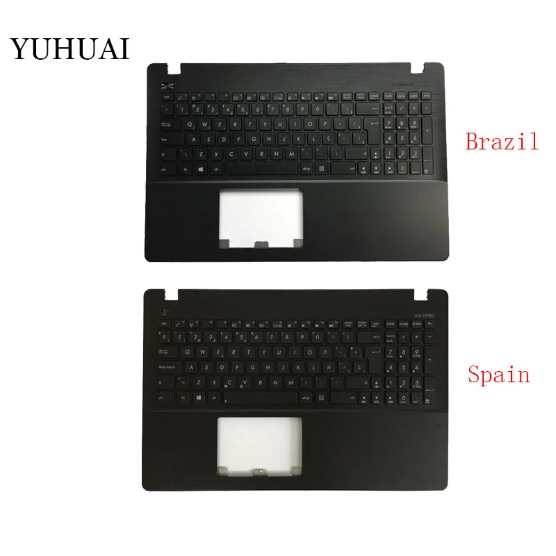 

NEW Brazil/Spanish Laptop Keyboard for ASUS R510L R510EP R510LA R510LB R510LC R510LD R510V R510C Keyboard Palmrest upper Cover