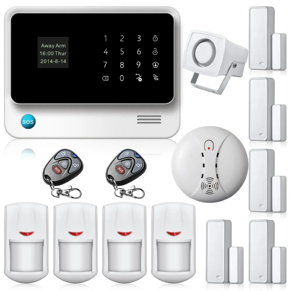 G90B IOS Android APP Burglar Alarm System Home Security GSM WIFI Alarm