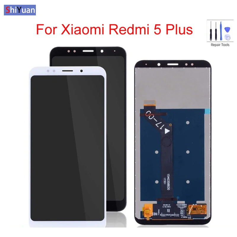 5,9" ЖК-сенсорный экран для Xiaomi Redmi 5 Plus ЖК-дисплей сенсорный экран дигитайзер сборка Замена для Redmi 5 plus рамка