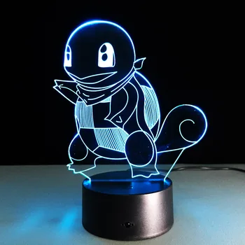 

Cartoon Tortoise 3D Illusion Night Light 7 Color Changing LED Usb Table Lamp For Home Bedroom Wedding Decoration