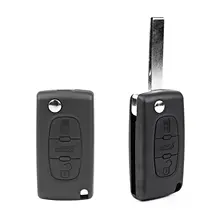 3 кнопки складной пульт дистанционного ключа оболочки чехол Защитная крышка Замена для PEUGEOT 207 307 407 308 607 ключа оболочки фитинг