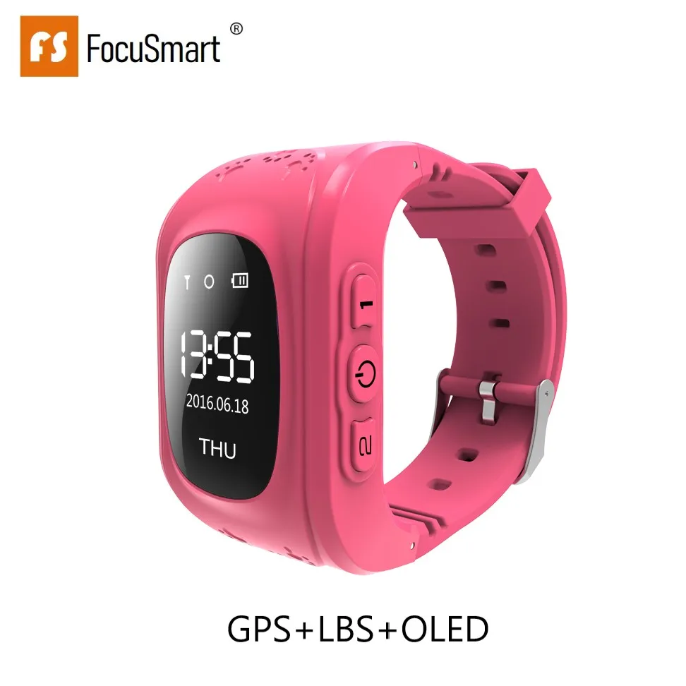 FocuSmart Q50 OLED ребенок gps трекер SOS интеллектуальный мониторинг анти потерянный