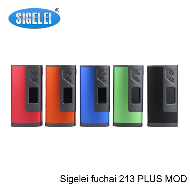 

Original Sigelei Fuchai 213 Plus Mod 213W TC Vape Mod VS Sigelei Electronic Cigarettes Mod Vape MOD Sigelei rang Fuchai 213 PLUS