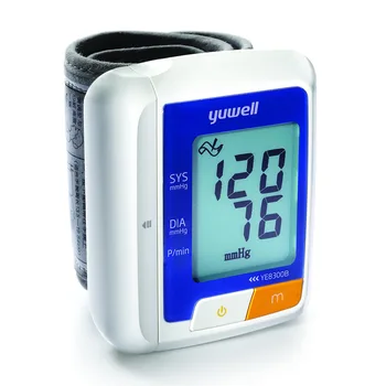 

Yuwell Electronic Blood Pressure MonitorType Wrist Sphygmometer LCD Display Electric Medical Sphygmomanometer YE8300B