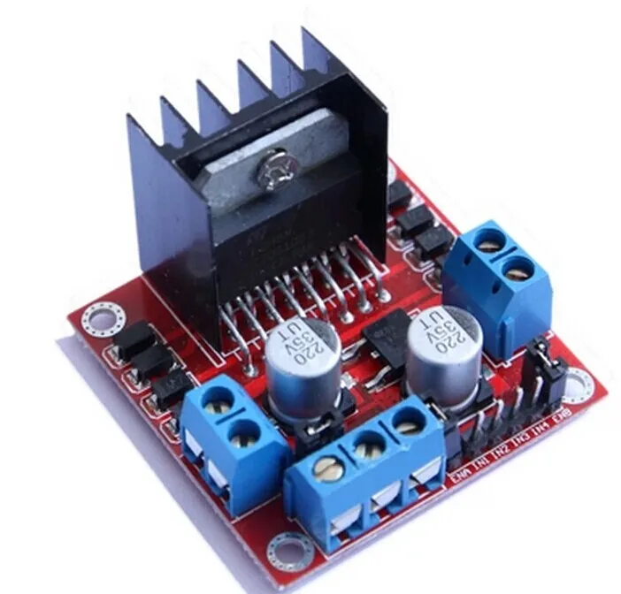 

2pcs/lot New Dual H Bridge DC Stepper Motor Drive Controller Board Module L298N Free Shipping