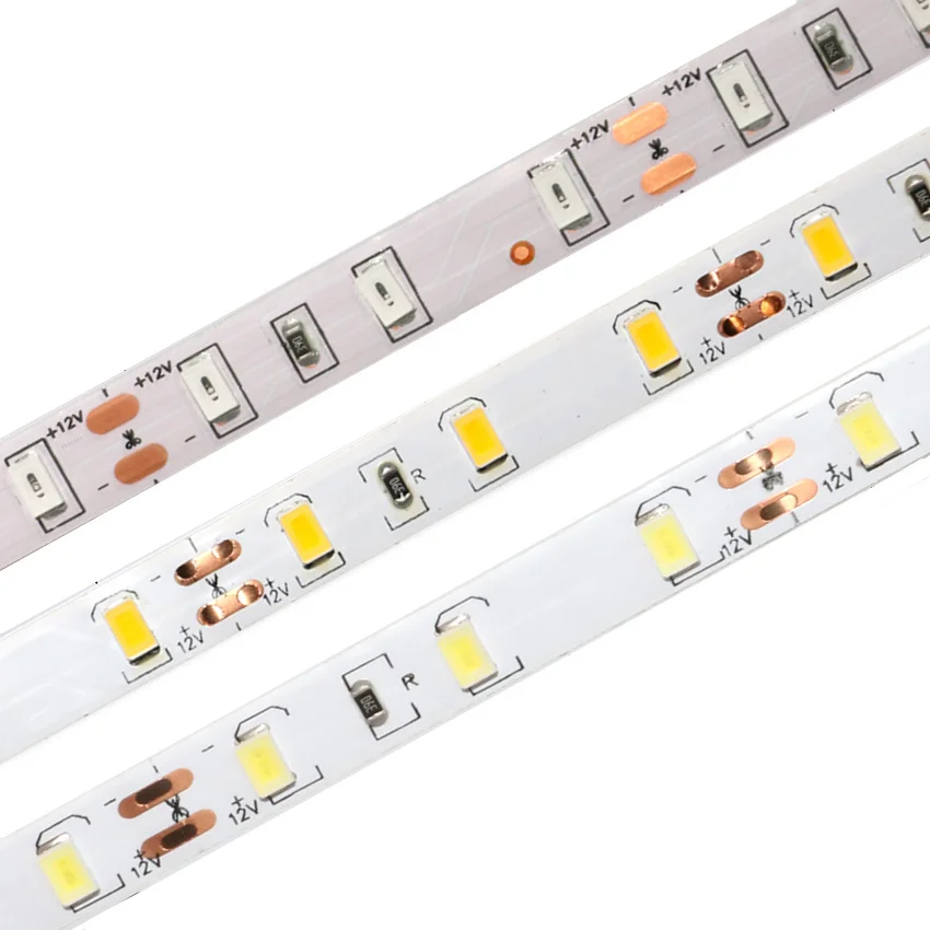 

Waterproof Led Strip Light SMD 5630 Flexible Tape Ribbon Fita Diode lamp 5730 DC12V 60Leds/M Led Stripe String Light For Kitchen