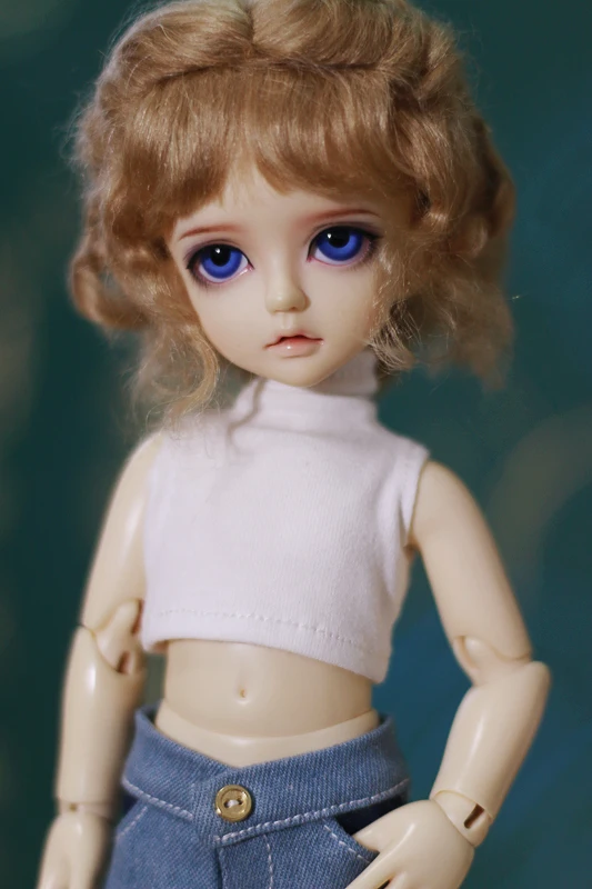 С высокой горловиной и без рукавов нижняя рубашка для BJD 1/6 YOSD 1/4 MSD 1/3 кукольная одежда аксессуары CWB111