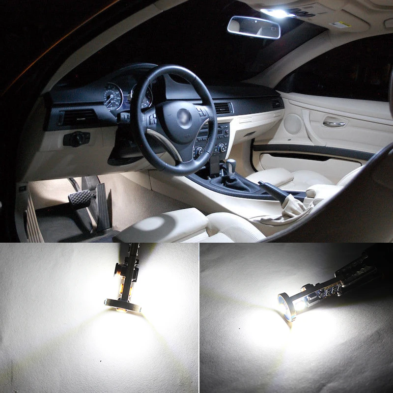 T10 светодиодный Canbus W5W 3030 3SMD светильник Автомобильный с индикатором лампа для