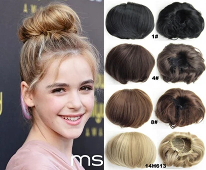 80g Women S Hair Bun Pad Cover Synthetic Scrunchie Donuts Chignon