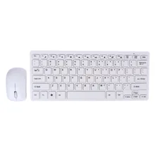 2.4GHz Wireless Keyboard Mouse Kit+ Keyboard Protective Cover + Wireless Mouse Kit for Desktop Laptop