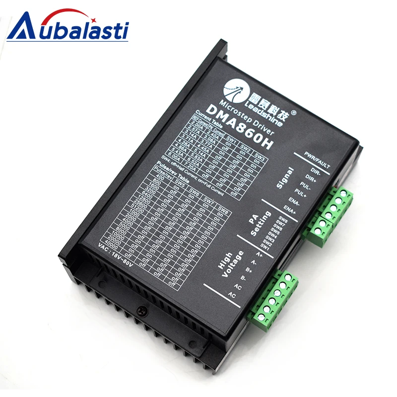 Aubalasti 2 фазы DC драйвер шагового двигателя Leadshine DM542 DC20 50V 1 0 4.2A Драйвер для резки