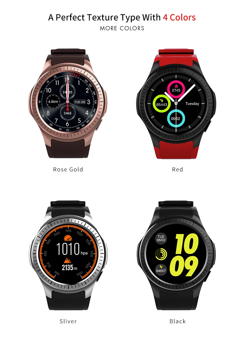 Профессиональные спортивные Смарт-часы L1 Smartwatch 1,3 ''Android iOS 2G Wifi BT вызов носимые устройства для Android IOS Телефон