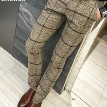 CH. KWOK мужской парфюм Masculino костюм Pantalon Homme Весна нового размера плюс 5XL эластичные брюки облегающие повседневные мужские брюки