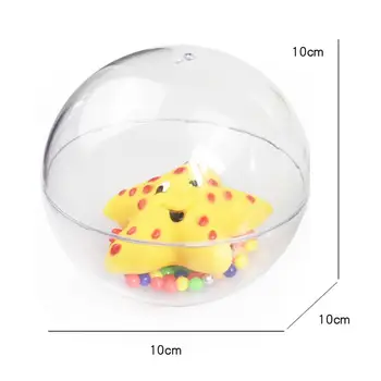 

Baby Transparent Ball Rattles Crib Toy Toddler Infant Hand Bell Intellectual Toy