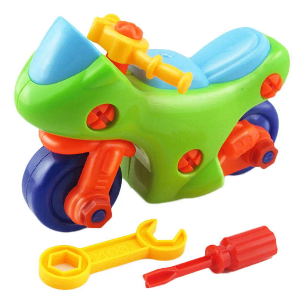 Disassembly Assembly Motorcycle Toy Screwdriver Wrench Kids Educational Toys Children's Day gift