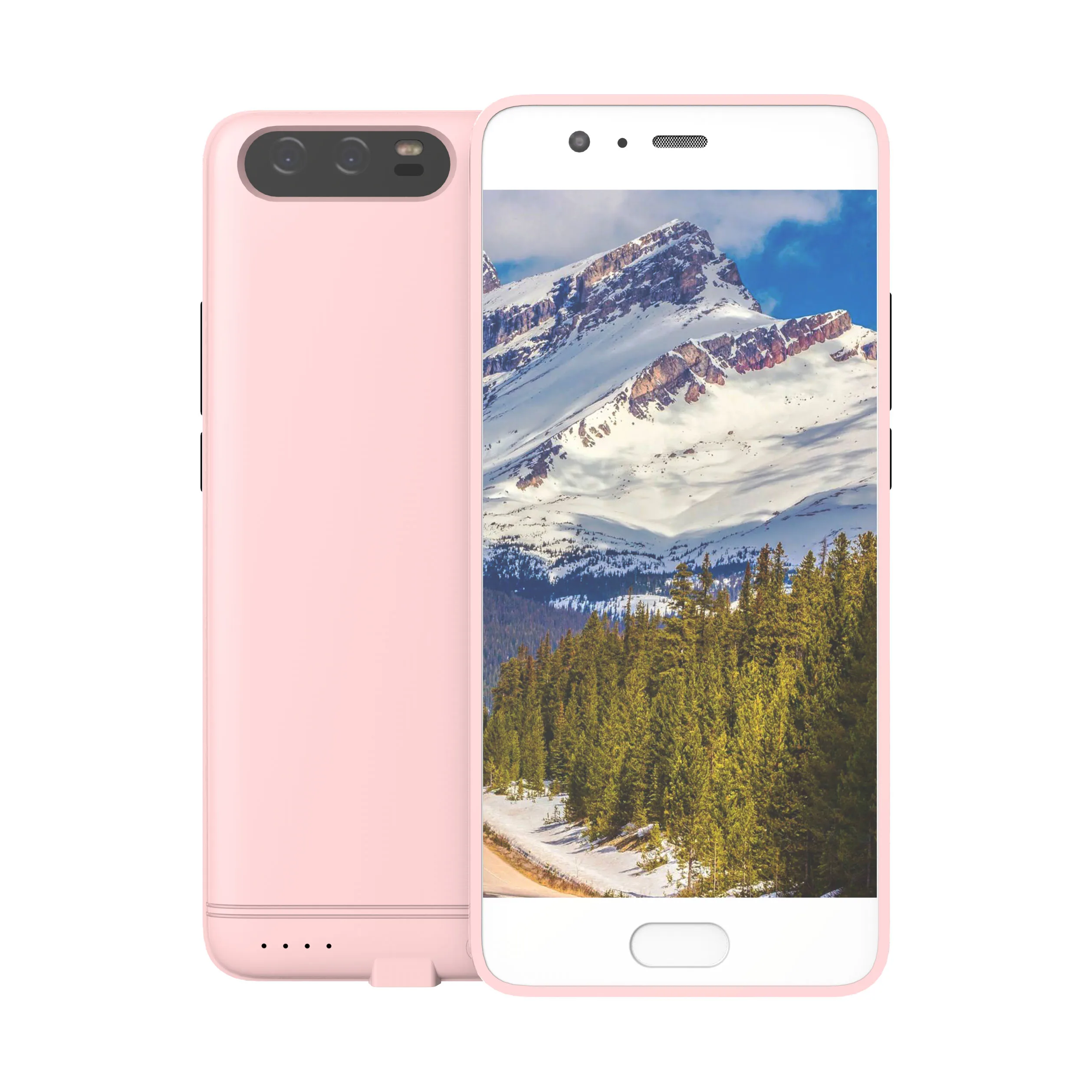 

High capacity External Battery Backup Charger Cover Pack Power Bank For Huawei P10 6000mAh & P10 Plus 8000mAh Metal Frame Case