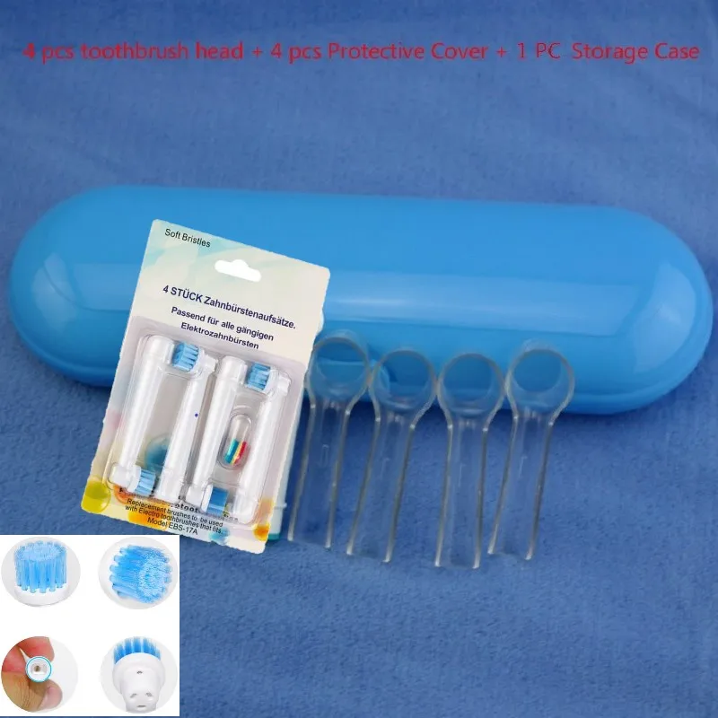 Replacement Brush Heads For Oral-B Electric Toothbrush Fit Advance PowerPro HealthTriumph3D ExcelVitality Precision Clean (1011)