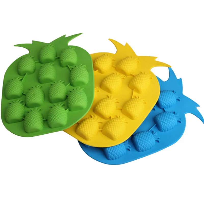 Silicone Ice Cube Mold Pineapple Shape Ice Maker Mould Bar Party Drink