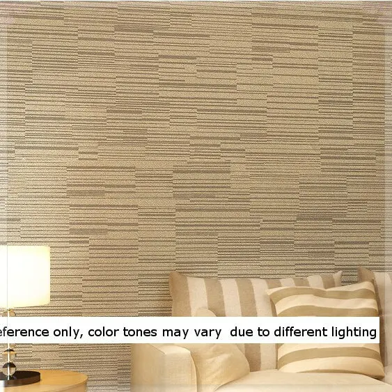 Cream Beige Brown Metallic Horizontal Stripes Pinstripe Design Cream Beige Brown Metallic Horizontal Stripes Pinstripe Design Modern Non Woven Background Wall Wallpaper Roll For Living Room T In Wallpapers From Home