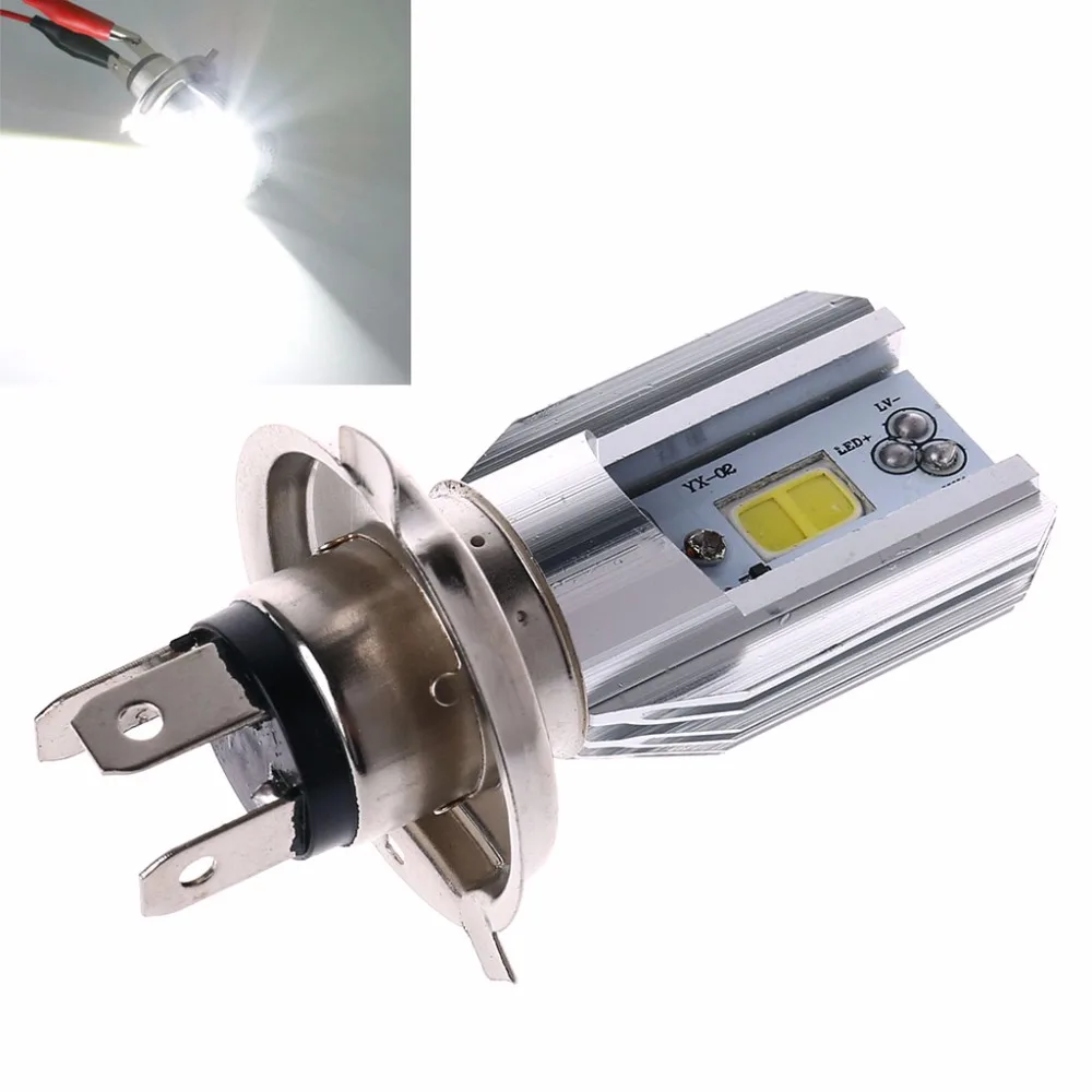 Светодиодный налобный фонарь для мотоцикла H4 6 80 в 12 Вт|Передние LED-фары авто| |