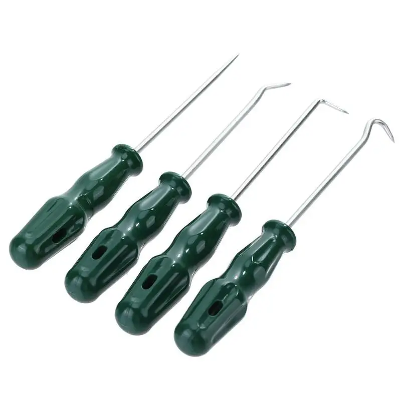 

4pcs Car Pick Hook Set O Ring Oil Seal Gasket Puller Remover Hand Tool for Auto Repair And Working Platform To Take Out