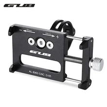 GUB G-85 Adjustable Aluminium Alloy Bicycle Phone Holder Handlebar MTB Bike Bicycle Mobile Mount Holder Bracket Stand Cycling