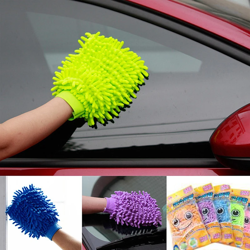 Thick Plush Microfiber Car Cleaning Cloths Car Care Wax Polishing