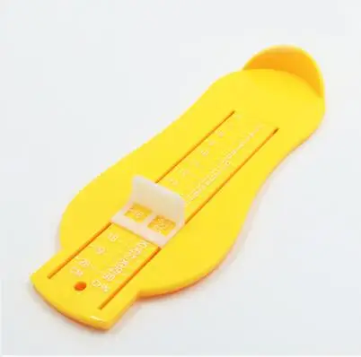 Пожалуйста, покупайте! Детские измерительные приборы для ног; детские туфли для младенцев; измерительный прибор; регулируемый размер стопы - Цвет: Yellow