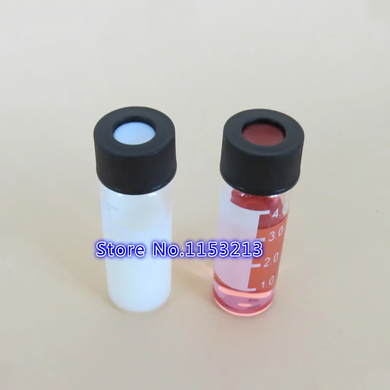 100pcs 4ml Transparent Screw neck Chromatography vial Agilent / Waters 15*45mm sample bottle