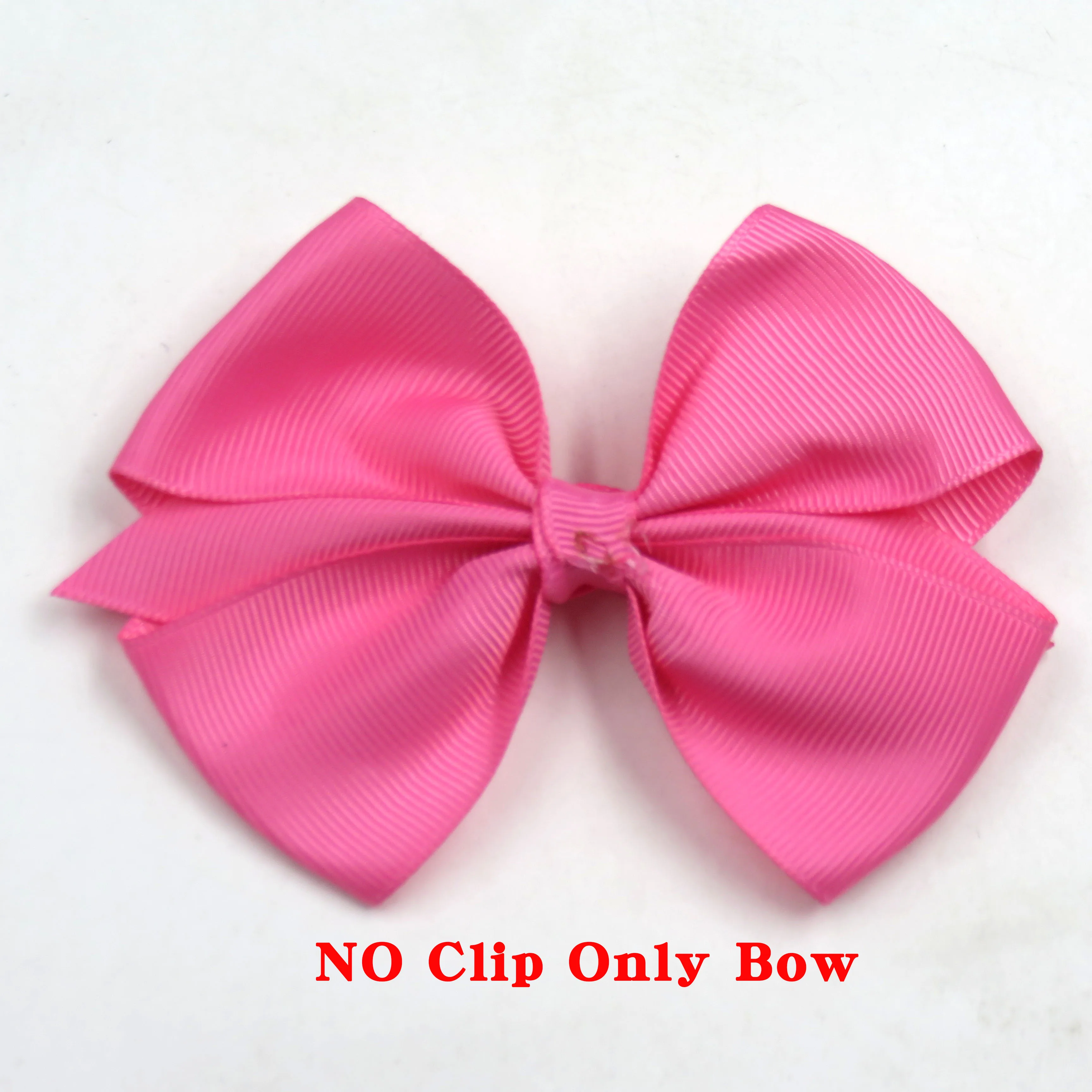 1pc Ladies' Pink Ribbon Bow Hair Clip, Suitable For Daily Wear