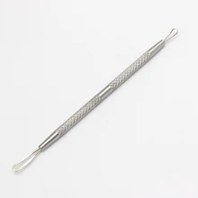 1 шт. Лидер продаж Новинка Нержавеющая Сталь угрей прыщи акне двойные кольца выдавливание инструмент