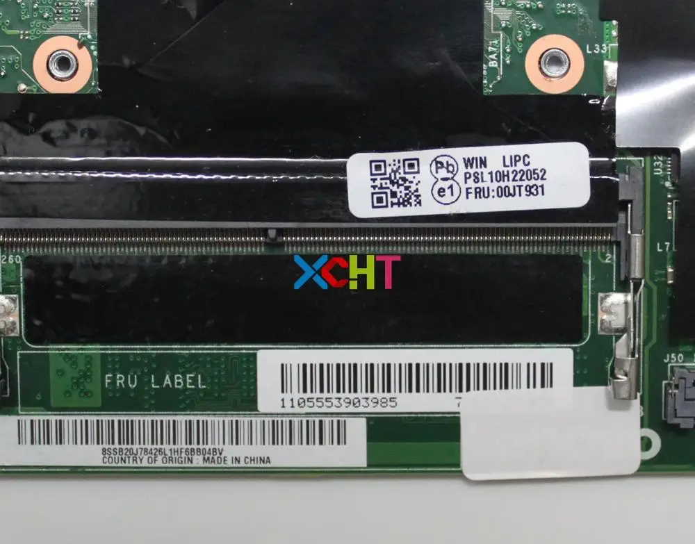  for Lenovo ThinkPad T460s FRU: 00JT931 i5-6300U 4GB RAM PSL10H22052 Laptop Motherboard Mainboard Te