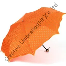 Ручные волнистые Зонты воды, Подсолнух, анти-ржавчина, зонтик laidies, полный дизайн dotting, зонты-карандаши, карманный зонтик