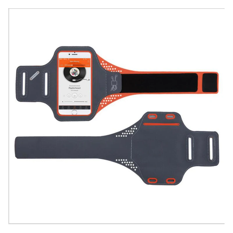 5,5 pulgadas deportes impermeables Jogging gimnasio brazalete bolsa de correr pantalla táctil teléfono móvil brazo muñeca banda mano teléfono móvil funda soporte