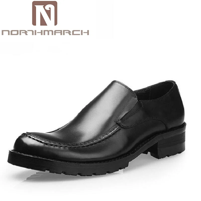 

NORTHMARCH New Brand Men'S Oxford Brogues Business Leather Flat Shoes Comfortable Elevator Dress Shoes Men zapatos para hombre