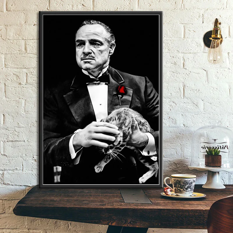 The Godfather 12x18//24x36inch Marlon Brando Movie Silk Poster Art Print