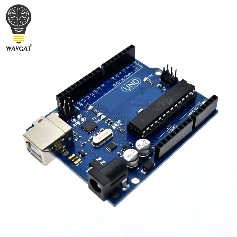 WAVGAT умная электроника UNO R3 MEGA328P ATMEGA16U2 макетная плата без кабеля USB Diy стартовый комплект