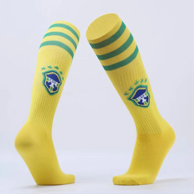 Kids boys Adult Soccer Thin breathable Socks Soccer Knee High Training