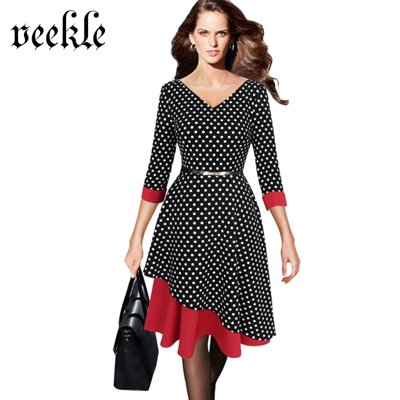VEKLE Women 2017 Autumn Fall Winter Retro Vintage