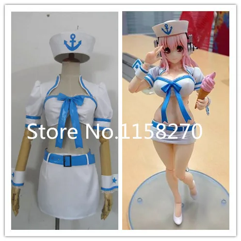 Костюм для косплея морского флота Super Sonico |