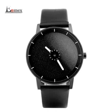 2017 hommes de cadeau Enmex conception spéciale montre-bracelet mignon rotation deuxième main creative Brillant visage simple de mode montres à quartz