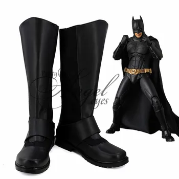 

DC Super Hero Bruce Wayne Batman Cosplay Shoes Custom Made Shoes