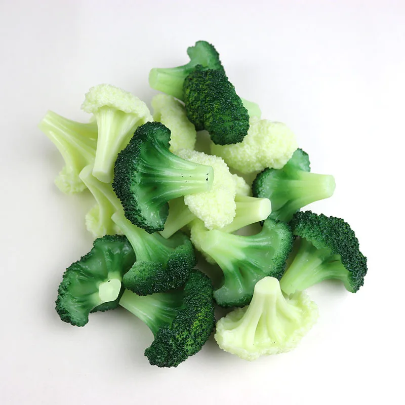Искусственные продукты и овощи цветная капуста брокколи фрукты и овощи модель еда торговый центр образец украшения реквизит