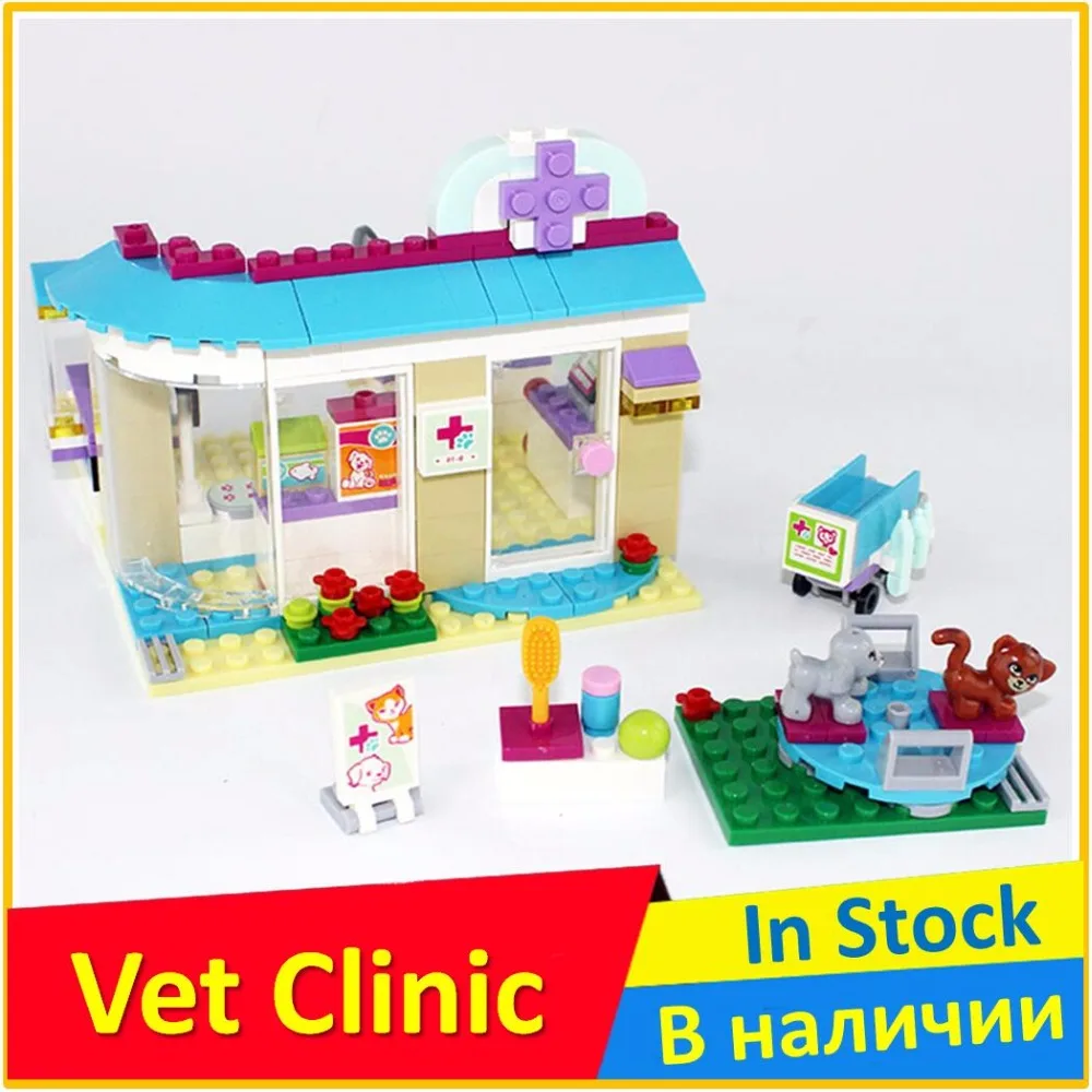 

Vet Clinic 41085 Building Blocks Model Toys For Children BELA 10537 Compatible legoed Friends Bricks Figure Set